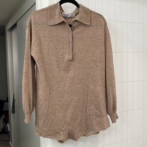 Free People The Luxe Picnic Sweater romper